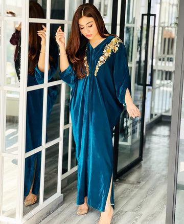 Teal Kaftan